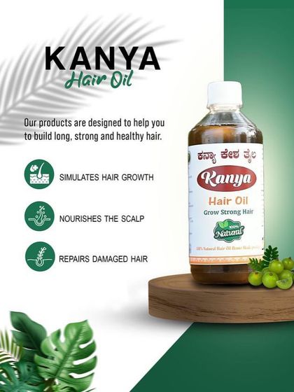 My goal is to help you build long, strong, and healthy hair. Kanya Hair Oil works by stimulating growth, nourishing the scalp, and repairing damage from the inside out.