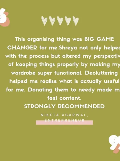 "This organising thing was a BIG GAME CHANGER for me." Hearing feedback like this is why I love what I do. My goal is not just to organize, but to change your perspective on how your home can function for you.