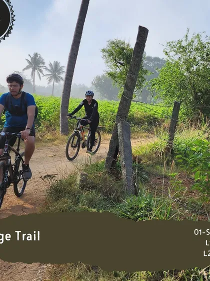 The 'Ridge Trail' is another great option for a weekend ride, with 25km and 40km routes that explore the beautiful terrain near Bangalore.