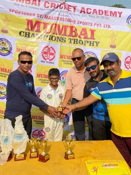 Rijul Harne awarded 'Best Wicket-keeper' at the Mumbai Champions Trophy. Fielding and keeping are crucial to winning matches.