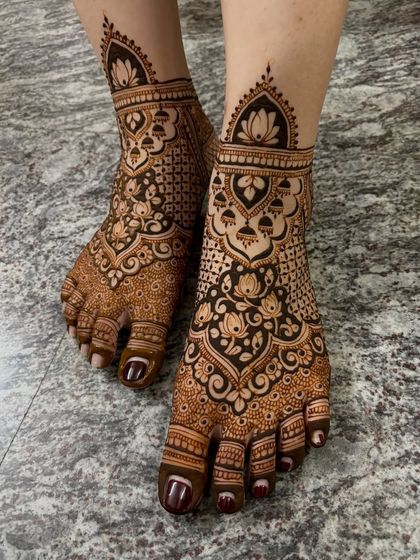 Mitali - Bridal Mehendi Bridal Feet Mehendi photo 8