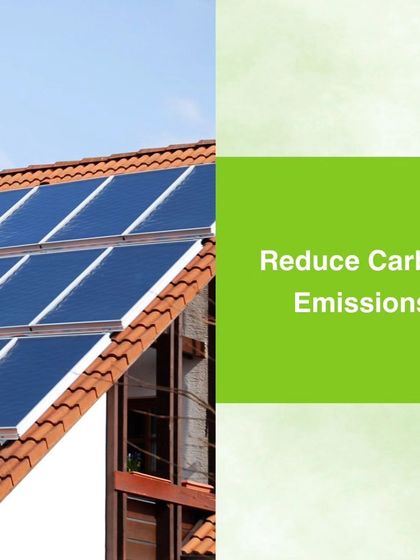 By switching to solar, you directly reduce carbon emissions and contribute to a healthier environment.