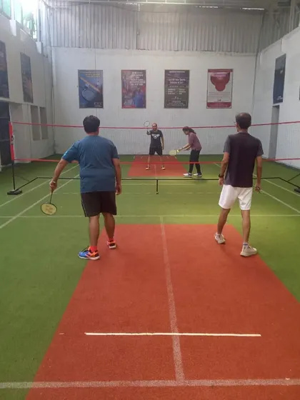 More action from our doubles matches, showing different players and games. Every day is a new challenge on the court!