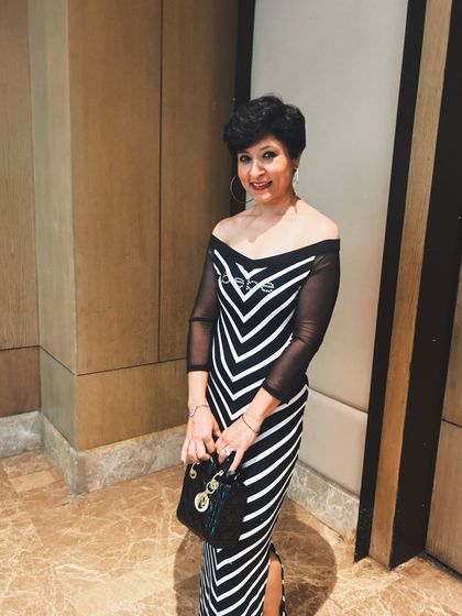 Dressed up for the Delhi Divas beauty pageant. It's an honor to be part of events that celebrate women's empowerment.