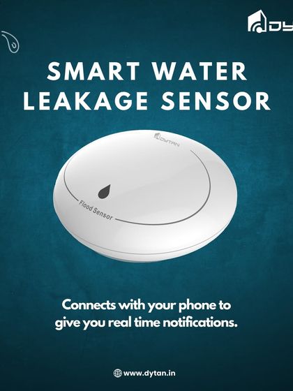 Our smart water leakage sensor connects directly to your phone, giving you real-time notifications to prevent water damage before it becomes a major problem.