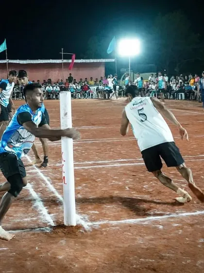 The agility required to play around the pole.