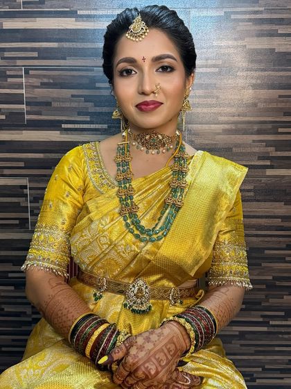 Sneha Kiran - Bridal & Event Makeup Artistry Traditional South Indian Muhurtham Brides photo 49