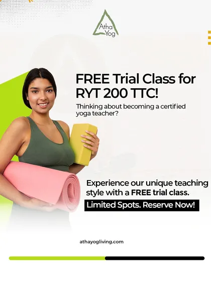 Thinking about becoming a yoga teacher but not sure where to start? I invite you to join a free trial class for our RYT 200 Teacher Training Course. This is a chance for you to experience our teaching style, meet our mentors, and see if our community feels right for you. There is no pressure, just an open invitation to begin your journey.