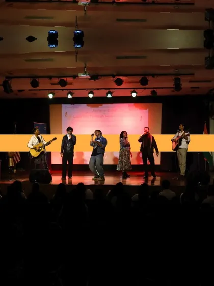 A bittersweet farewell to our first batch of After School Fellows. Here they are on stage, celebrating their graduation after providing music education to over 500 children.