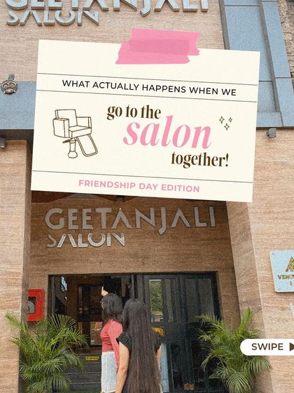 This is what really happens when we go to the salon together. A friendship day celebration with the perfect pamper plan.