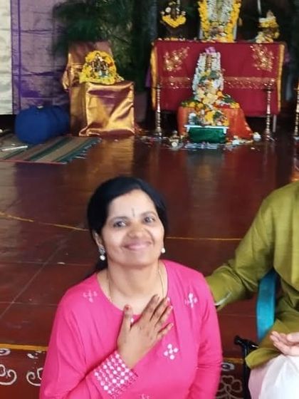 Feeling blessed and grateful in the presence of my Guru. The Guru-Shishya bond is a connection that nourishes the soul.