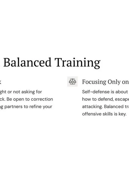 Assuming you are always right and focusing only on offense will get you hurt. You must constantly seek feedback to refine your skills and balance your training with both defensive and offensive techniques for true survival.