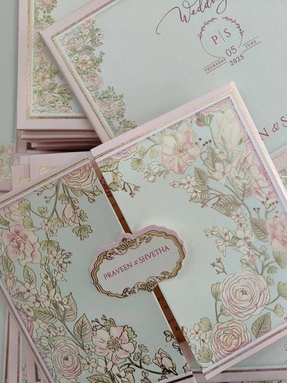 House Of Cards - Special Occasion Invitations Modern Elegance: Vellum, Pastels & Wax Seals photo 6
