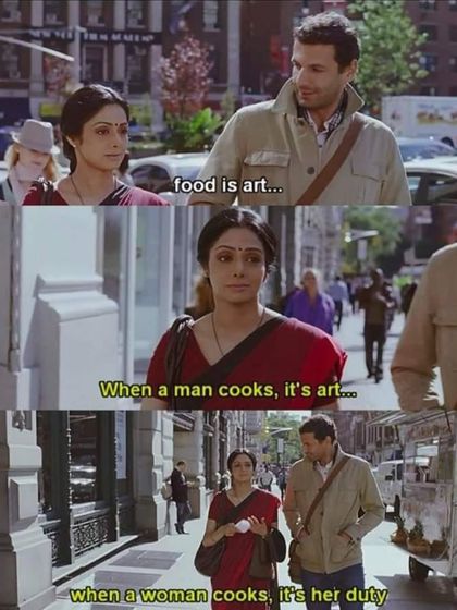 "When a man cooks, it's art... when a woman cooks, it's her duty." Shashi's journey was about challenging these subtle inequalities and finding her own voice.