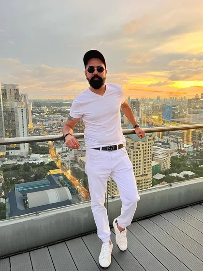 Taking a moment to enjoy the Bangkok skyline. Being a travel DJ allows me to bring my music to incredible locations and draw inspiration from around the world.