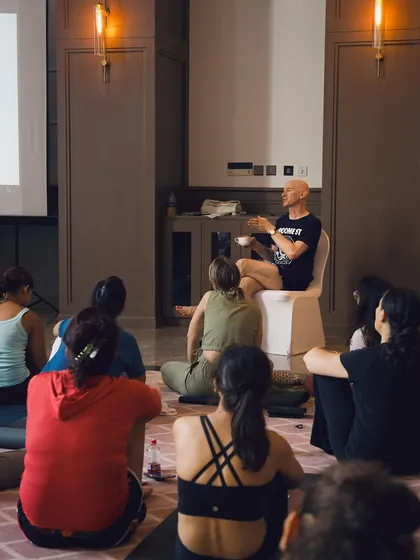 A lecture on positive stress, or eustress, and how yoga helps us adapt and build resilience. These educational sessions are a key part of our deeper immersions.