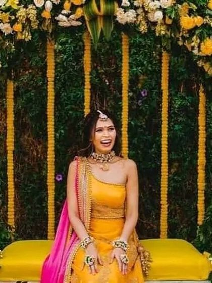 The Trendy Party - Wedding & Pre-Wedding Event Decoration Vibrant Haldi & Mehendi Setups photo 96