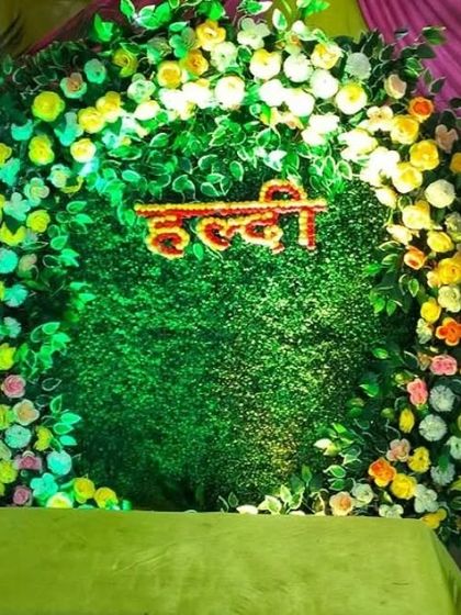 Shanaya Decorations - All-Inclusive Ceremony Packages (Haldi & Mehendi) Signature Ring Backdrops photo 16