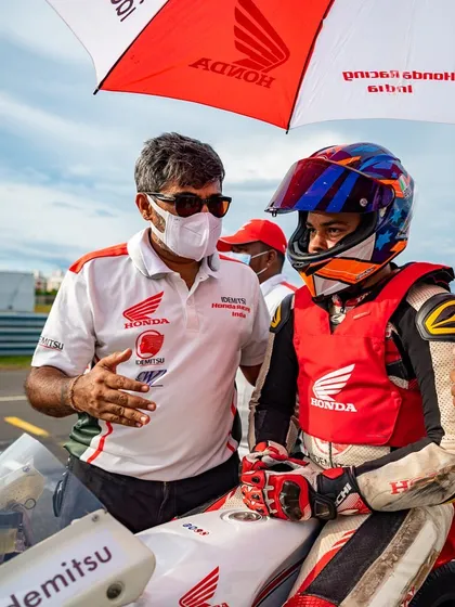 Mentorship is at the core of our training. I personally provide trackside guidance and strategic advice to each rider, ensuring they have the tactical knowledge and mental strength to compete at their best.