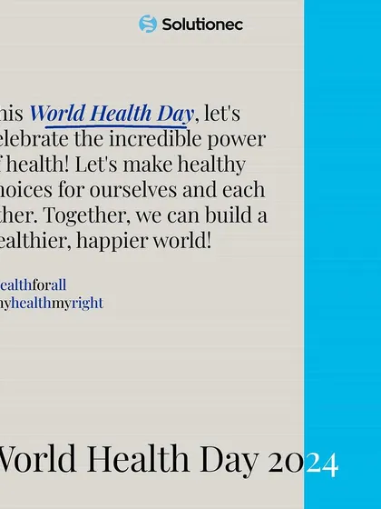 This World Health Day, we celebrate the incredible power of health. We encourage everyone to make healthy choices and support one another, because together, we can build a healthier, happier world.
