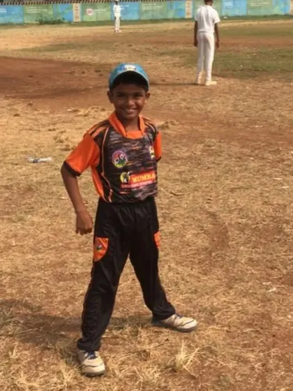 A candid shot of a young Parth on the field. It's great to see these kids grow over the years.