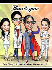 Custom Caricatures, Portraits & Illustrations