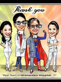 Custom Caricatures, Portraits & Illustrations