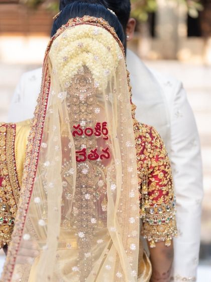 Additional views showcasing the variety and detail of my heirloom bridal sarees. Each image captures a different angle, moment, or detail, from full portraits to close ups of the fabric and embroidery, illustrating the complete story of each bride's custom creation.
