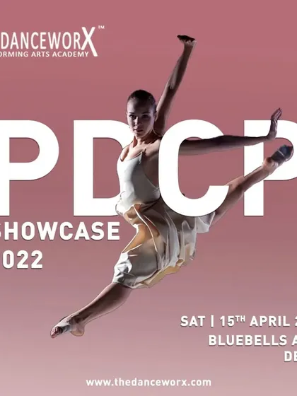 The official poster for the PDCP Showcase 2022 in Delhi. This event celebrates the successful completion of the program by our students, where they perform incredible dance pieces developed during their professional training.