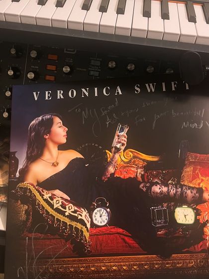 Got my Veronica Swift vinyl signed! A treasured memory from an unforgettable night.