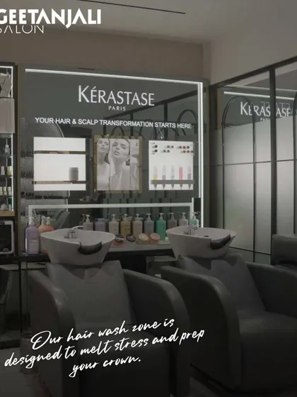 My hair wash zone is designed to melt stress and prep your crown. Relax in our comfortable chairs while we begin your hair and scalp transformation.