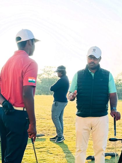 Our coaches are constantly on the range, providing hands-on instruction. From demonstrating a swing path to analyzing a student's setup, these moments of direct mentorship are where real progress is made.