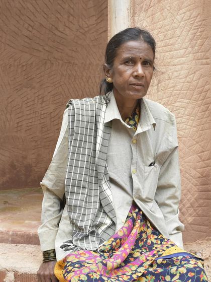 Featuring Yentalakshmi, a mason at Project Cheerville. Fierce and bold, her unwavering dedication ensures that no task is left unturned.