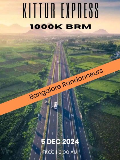 Our Kittur Express 1000K BRM is a classic ride on the rolling Mumbai Highway, dedicated to the warrior queen Rani Chennamma. The route features a challenging 170km detour through the countryside, testing riders against gusting winds and technical terrain.