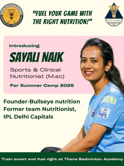 We bring in experts to give our players an edge. This post introduces sports nutritionist Sayali Naik, who provides our athletes with elite knowledge on how to fuel better, recover faster, and play stronger.