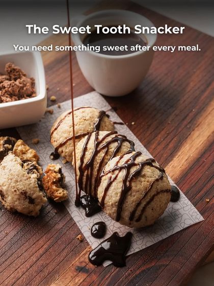 For the sweet tooth snacker in you, my Melting Lava Cookies are the perfect fix after any meal. Drizzled with chocolate, they are the ultimate guilt-free dessert.