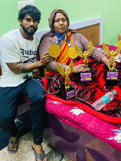 All my medals and trophies belong to my mother. Her blessings are my strength. This is the reason I grind so hard.