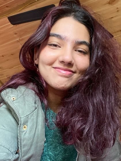 A candid self-portrait from a participant, feeling refreshed and inspired after a few days in the mountains.