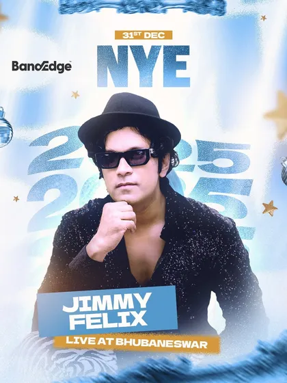 The official announcement for my New Year's Eve show in Bhubaneswar. I was all set to light up the night and kick off 2025 with an electrifying performance.