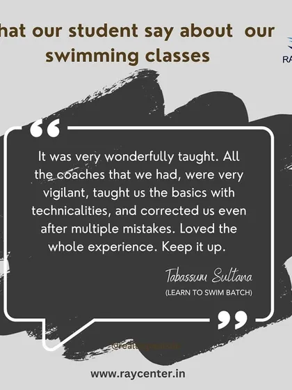 I believe in a technical but fun approach. It's wonderful to hear feedback like this from my students, confirming that my coaches and I are delivering a great experience.