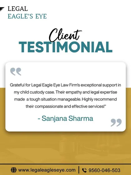 Hearing from satisfied clients is the greatest validation of my work. This testimonial highlights my commitment to providing empathetic and expert legal support that makes a real difference in challenging situations like child custody cases.