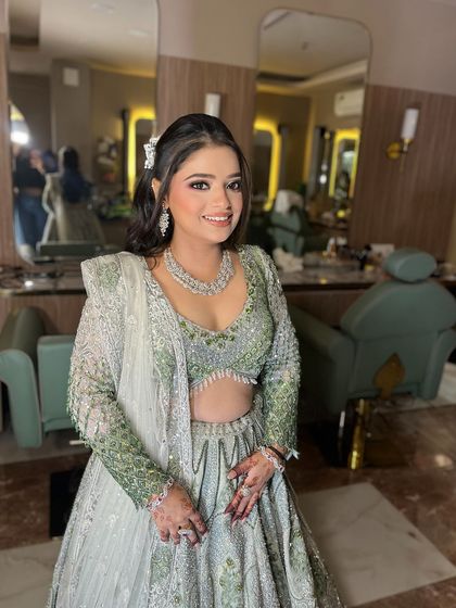 Her smile says it all. This client looks so happy and beautiful, ready for her special event.