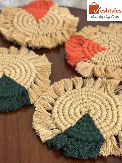 Eshtyles - Custom Macrame Home Decor For Your Table: Coasters, Runners & Mats photo 8