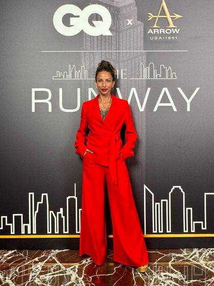 Suited up for the GQ x Arrow runway event. A sharp look for a sharp event.