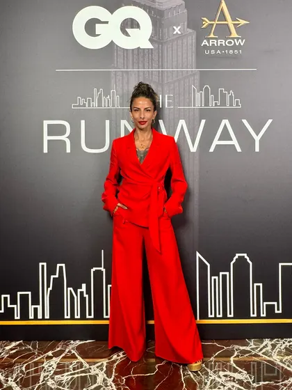 Suited up for a night with GQ India and Arrow. I think red might be my color. It's always a pleasure to attend and play at high-profile fashion events.