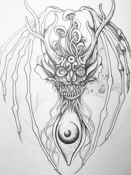 Ankita Bhattacharya - Tattoo Design Mythological & Fantastical Creatures photo 21