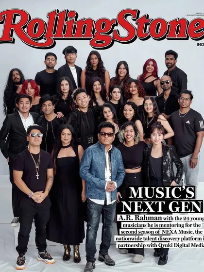 The cover shoot for Rolling Stone India with the legendary A.R. Rahman and the next generation of musicians he is mentoring. It was an honour to capture this group portrait, balancing a large ensemble to create a cohesive and iconic magazine cover.