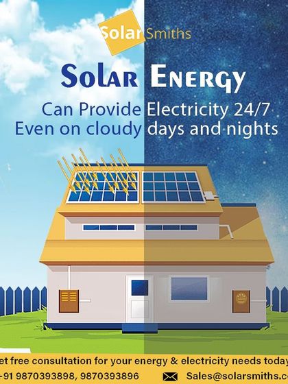 My solar energy systems can provide electricity 24/7, even on cloudy days and at night. With modern battery storage solutions, you'll never be without power.