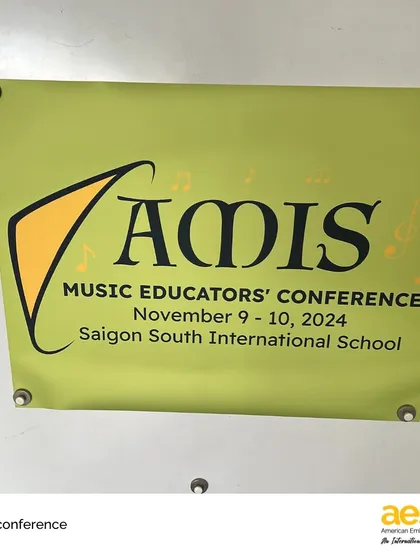 Our music educators attended the AMIS Conference in Vietnam. Professional development opportunities like these ensure our teachers bring back fresh ideas and inspiration for our students.