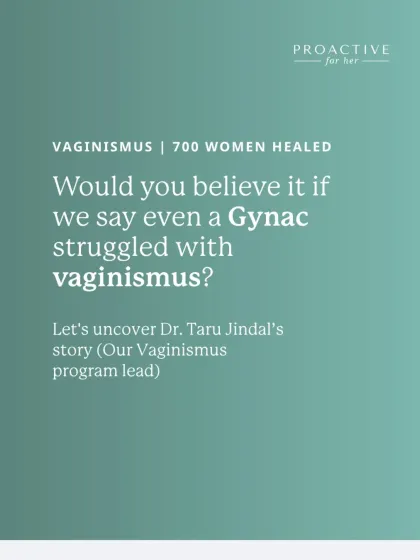 It might be surprising to hear that even a gynecologist can struggle with vaginismus. My personal story is the foundation of this program, proving that this condition can affect anyone and that healing is achievable with empathetic, science-backed care.